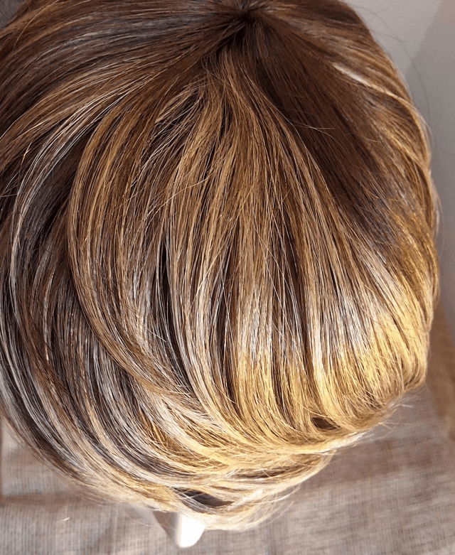 Perruque naturelle lace wig courte
