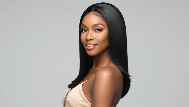 Perruque lace wig brune "16"