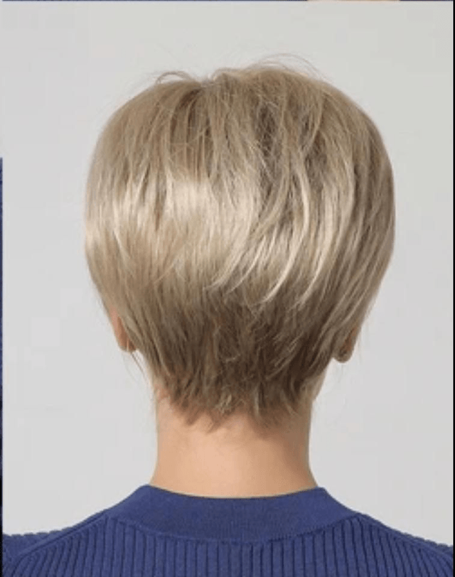 Perruque courte blonde
