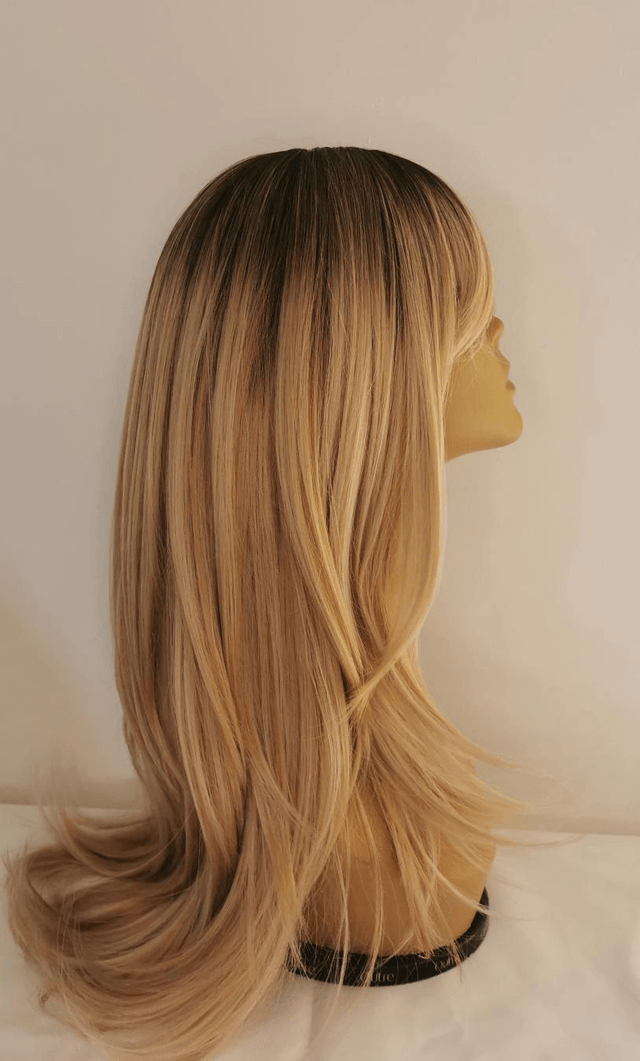 Perruque blonde longue
