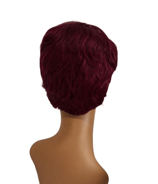 Perruque courte cerise