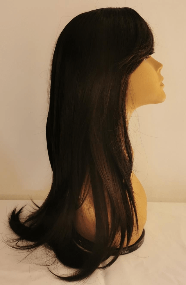 Perruque longue brune